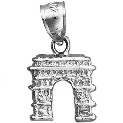Gold-Charm "Arc de Triomphe", 14K