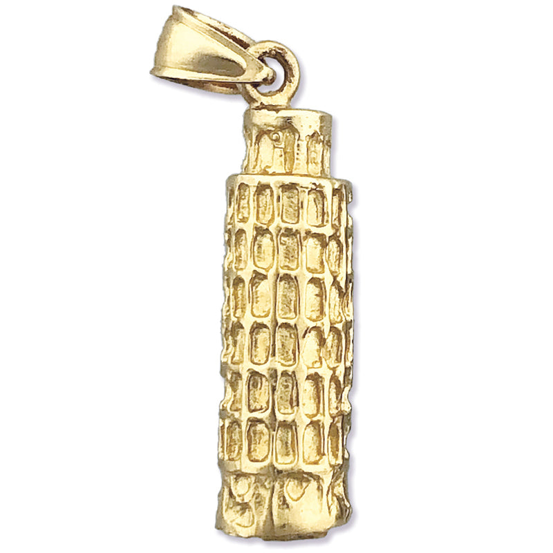 585 Gold 3D Pisa-Turm Italien Charm