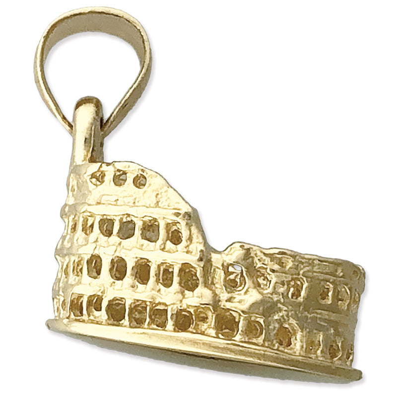 14K Gold 3D Römisches Kolosseum Charm