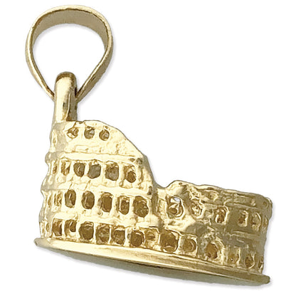 14K Gold 3D Römisches Kolosseum Charm