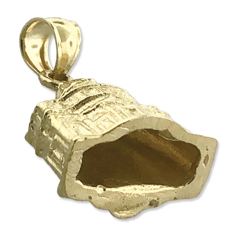 3D-Vatikan-Rom-Charm aus 14K Gold