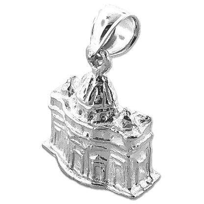 3D-Vatikan-Rom-Charm aus 14K Gold