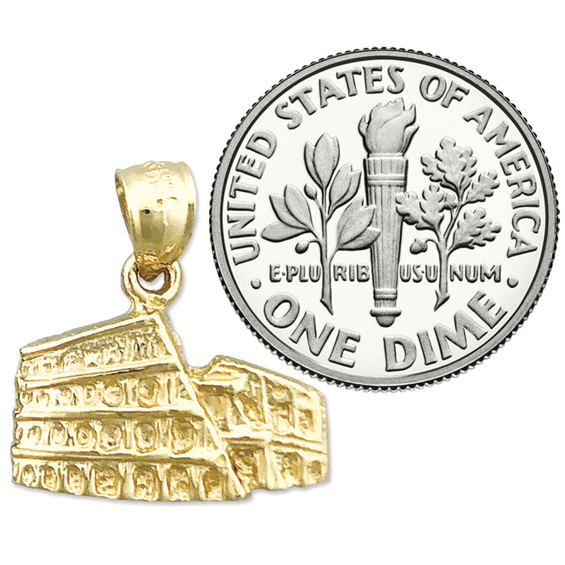 585 Gold Charm Kolosseum Rom Italien