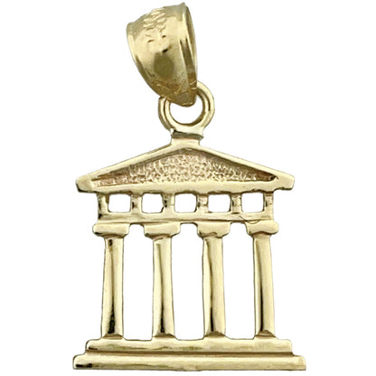14K Gold Griechischer Parthenon-Charm