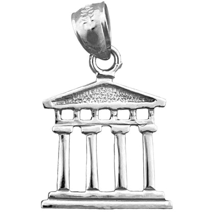 14K Gold Griechischer Parthenon-Charm