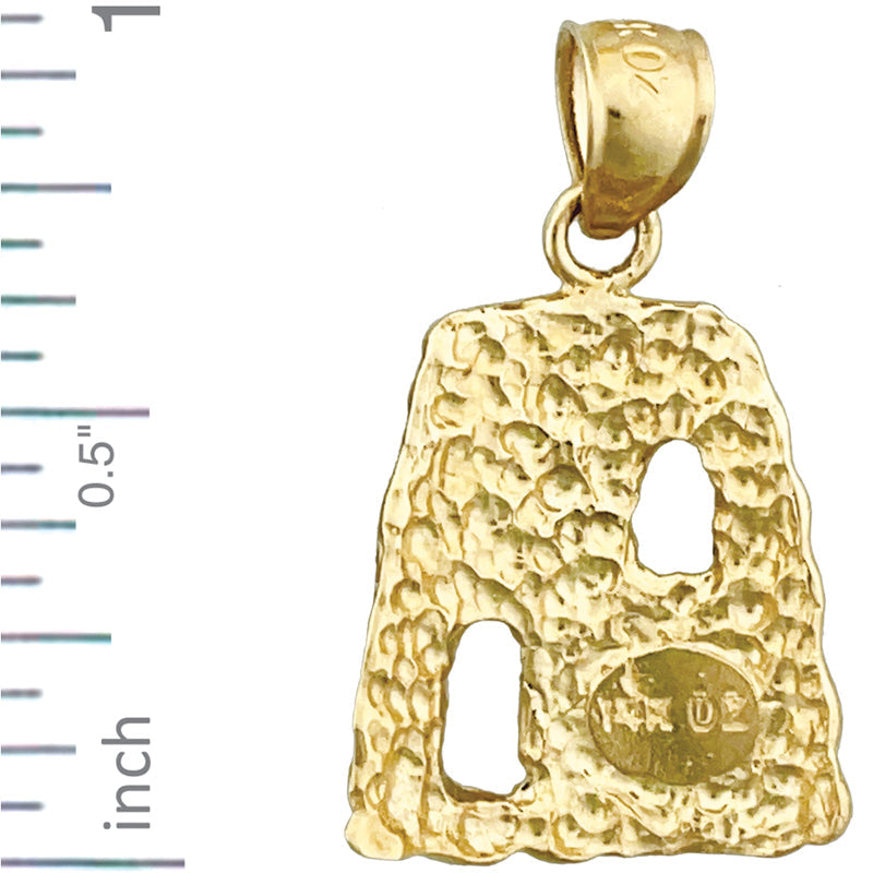 14K Gold Zuckermühlen-Charm