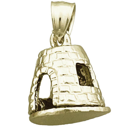14K Gold St. Croix 3D Zuckermühle-Charm