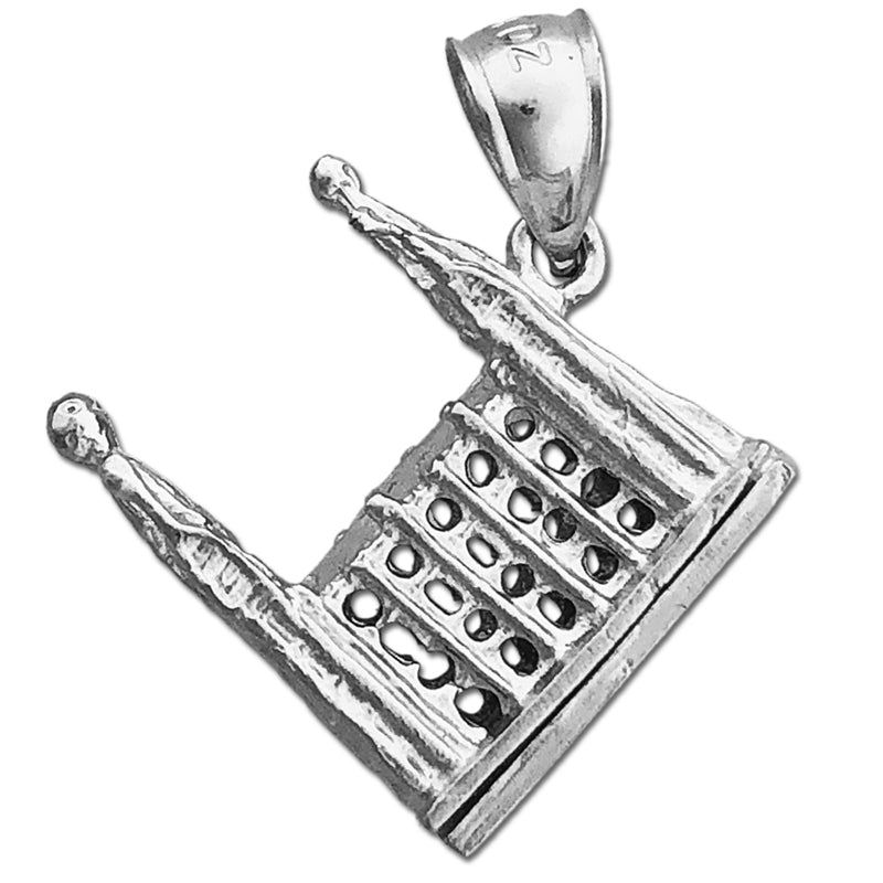 14K Gold 3D Mormon-Tempel-Charm