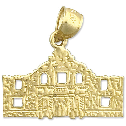 14K Gold Anhänger San Antonio de Valero Mission