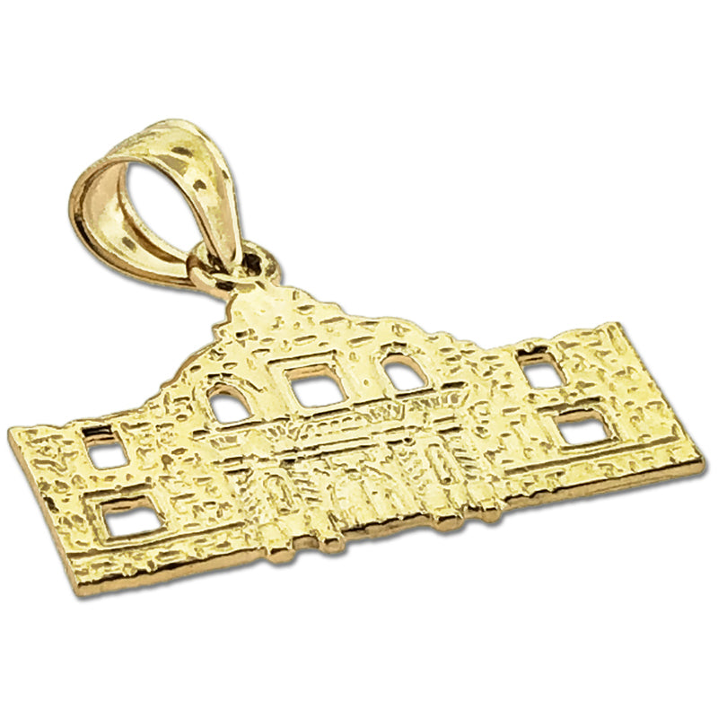 14K Gold Anhänger San Antonio de Valero Mission