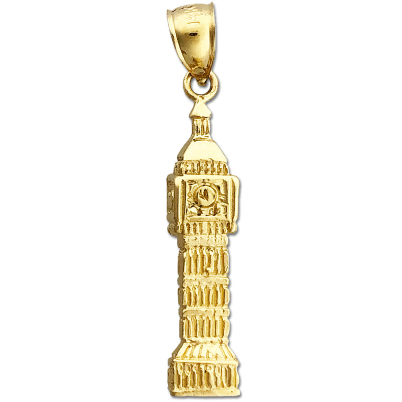 14K Gold Big-Ben-Westminster-London-Charm