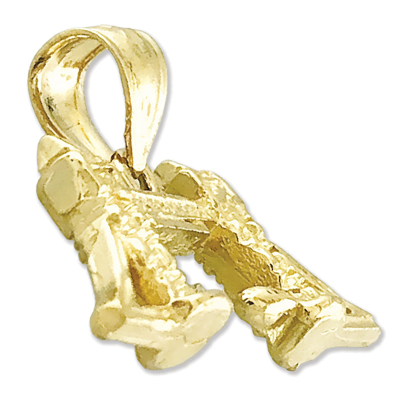 14K Gold 3D-London-Bridge-Charm