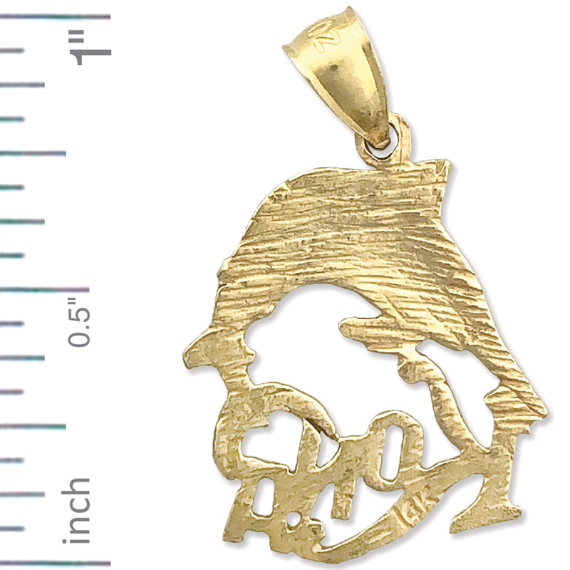 14K Gold Kona Hawaii Charm