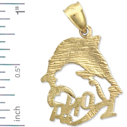 14K Gold Kona Hawaii Charm