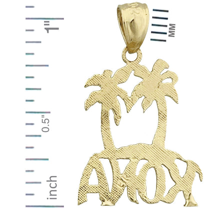 585 Gold Palmenbaum Kona Charm