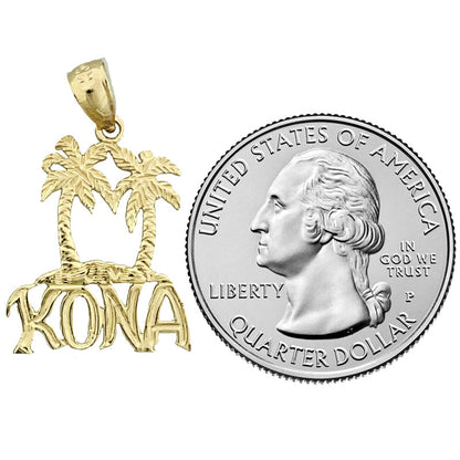 585 Gold Palmenbaum Kona Charm