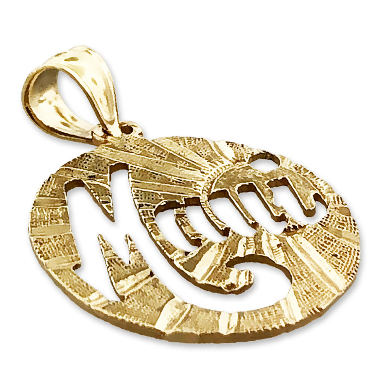 14K Gold Sunburst-Maui-Anhänger