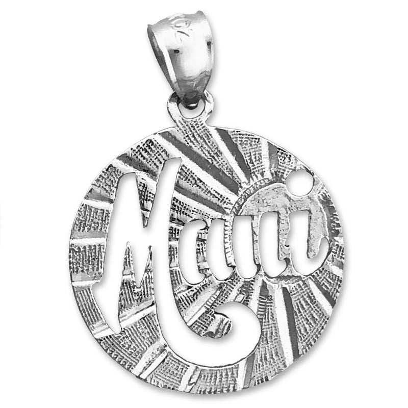 14K Gold Sunburst-Maui-Anhänger