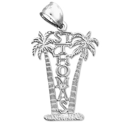 14K Gold Saint-Thomas-Palmen-Charm