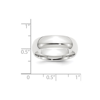 Platin 8mm Leicht Komfort-fit Ehering Ring