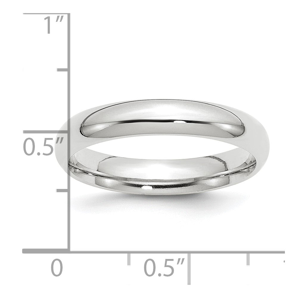 Platin 4mm Komfort-fit Ehering Ring