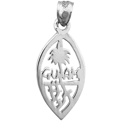 14K Gold Wappen-Guam-Charm
