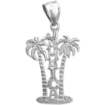 14K Gold Jamaika mit Palmen Charm