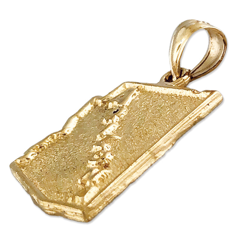 585 Gold Arizona-Bundesstaatskarte-Charm