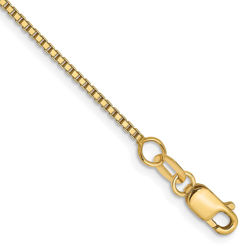 14K 1mm Venezianer Halskette