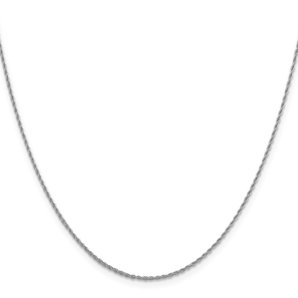 10K Weißgold 1.2 Mm Loose Kordel Halskette