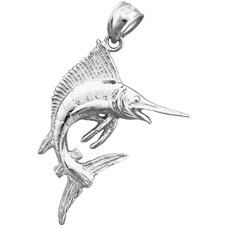 Sealife-Segelfisch-Anhänger aus 14K Gold