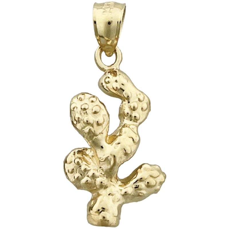 14K Gold Western-Kaktus-Charm