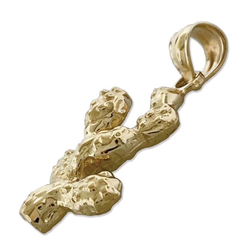 14K Gold Western-Kaktus-Charm
