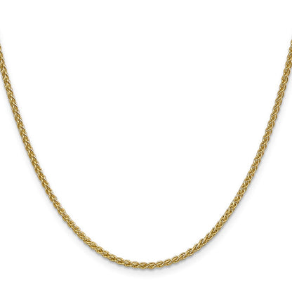 14K 2.1mm Ährenkette Halskette