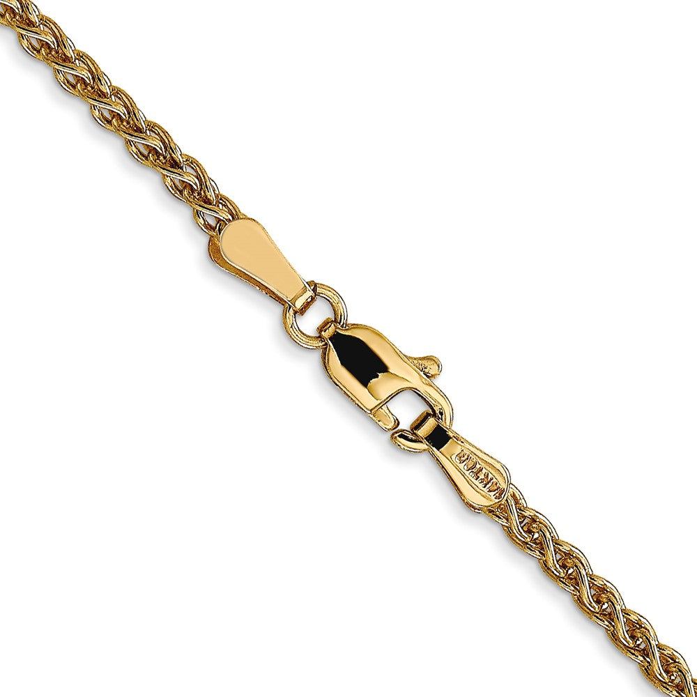 14K 2.1mm Ährenkette Halskette