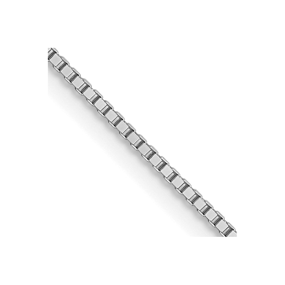 10K Weißgold.7mm Venezianer Halskette
