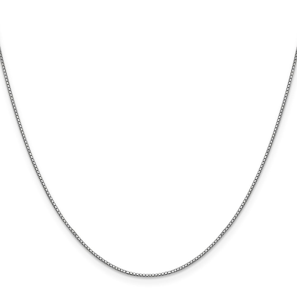 10K Weißgold.8mm Venezianer Halskette