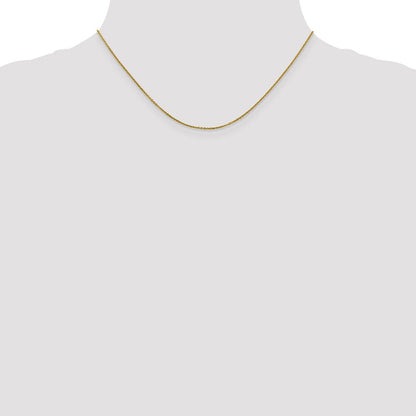 10K 1.1mm Flach Ankerkette Halskette