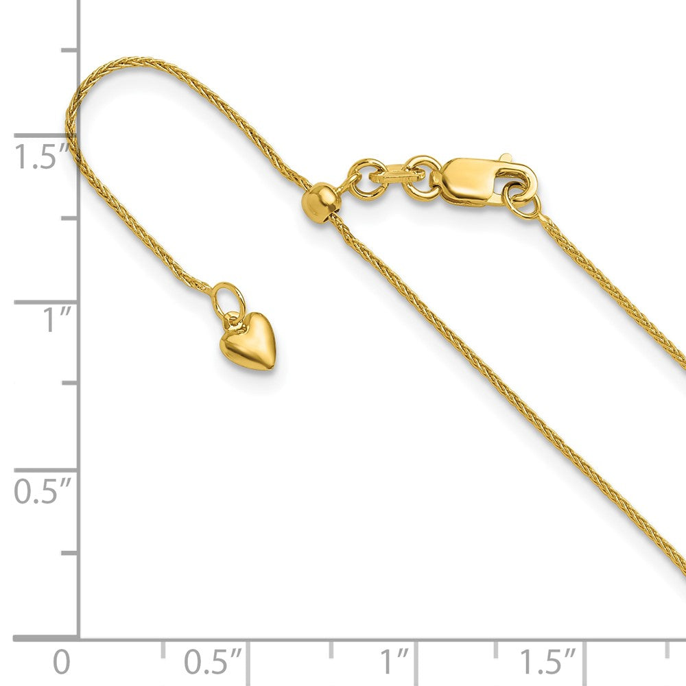 10K Verstellbar.8mm Weizen Halskette