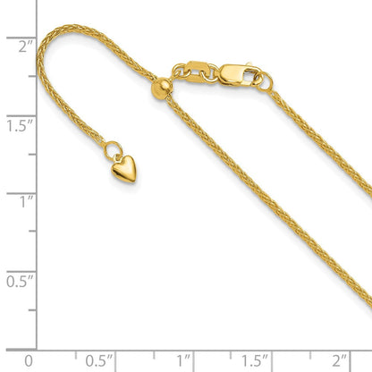 10K Verstellbar 1.35mm Weizen Halskette
