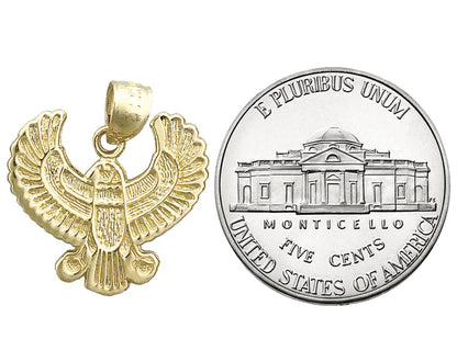 14K Gold Phönix-Vogel-Anhänger