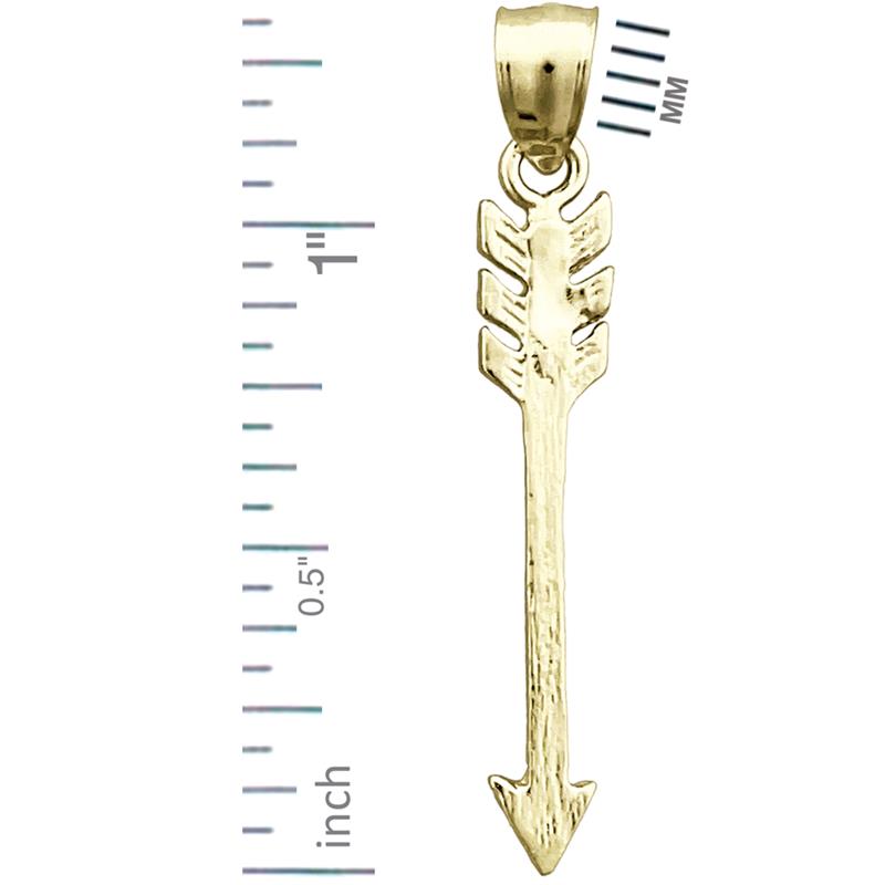 14K Gold Anhänger „Indianerpfeil“