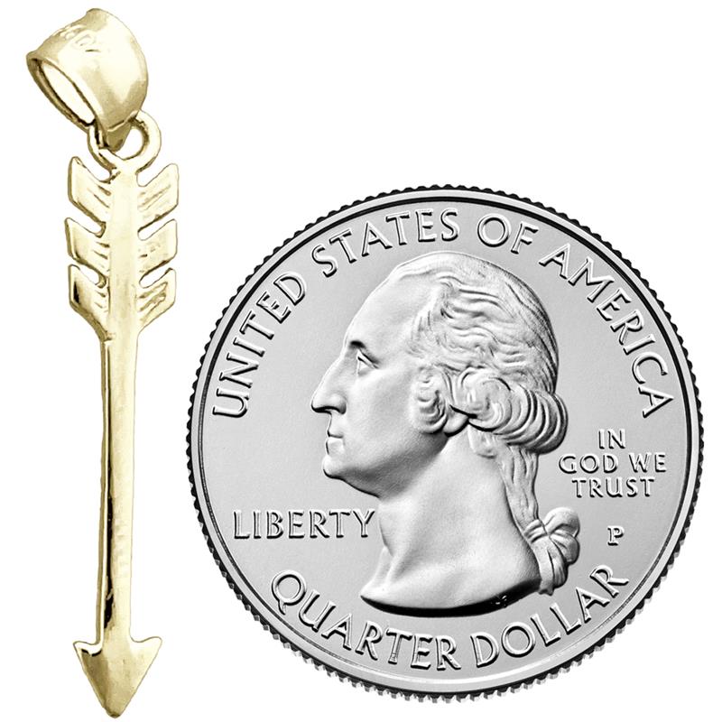 14K Gold Anhänger „Indianerpfeil“