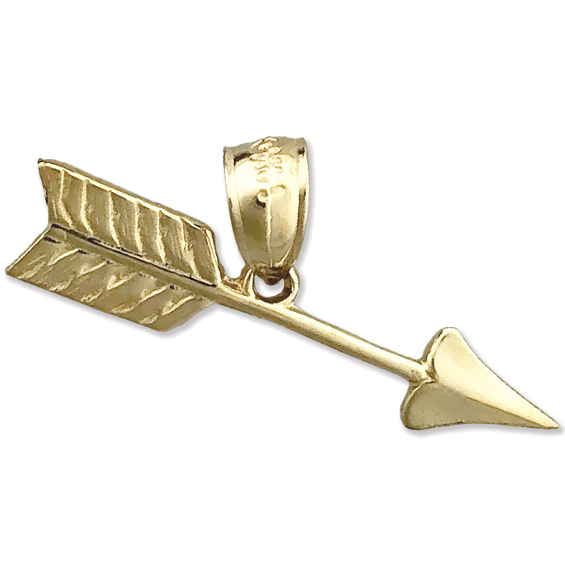 585 Gold Charm „Westlicher Pfeil“