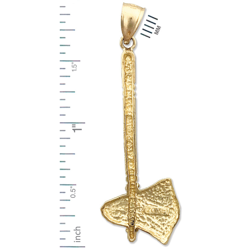 14K Gold Anhänger „Indianer-Tomahawk