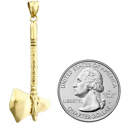 14K Gold Anhänger „Indianer-Tomahawk