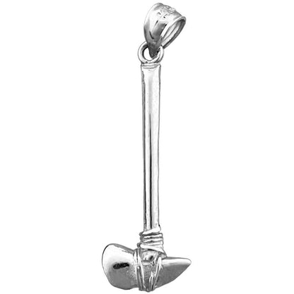 14K Gold 3D Anhänger „Indianer-Tomahawk“
