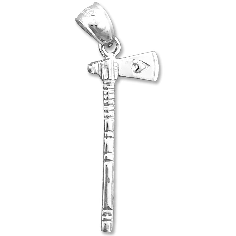 14K Gold Tomahawk-Axt-Charm im Indianer-Stil