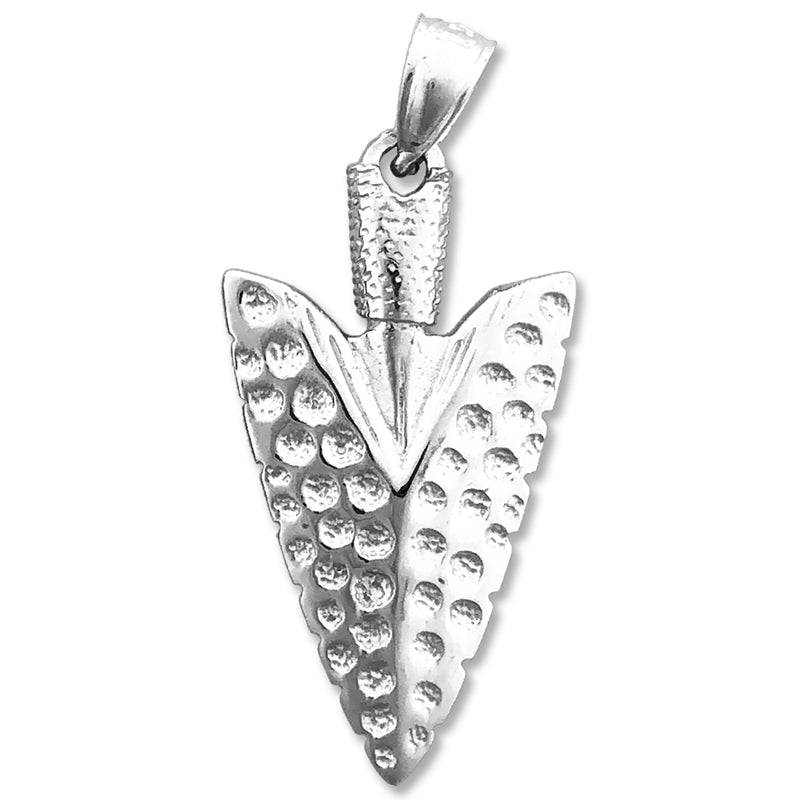 14K Gold 3D-Pfeilspitzen-Anhänger