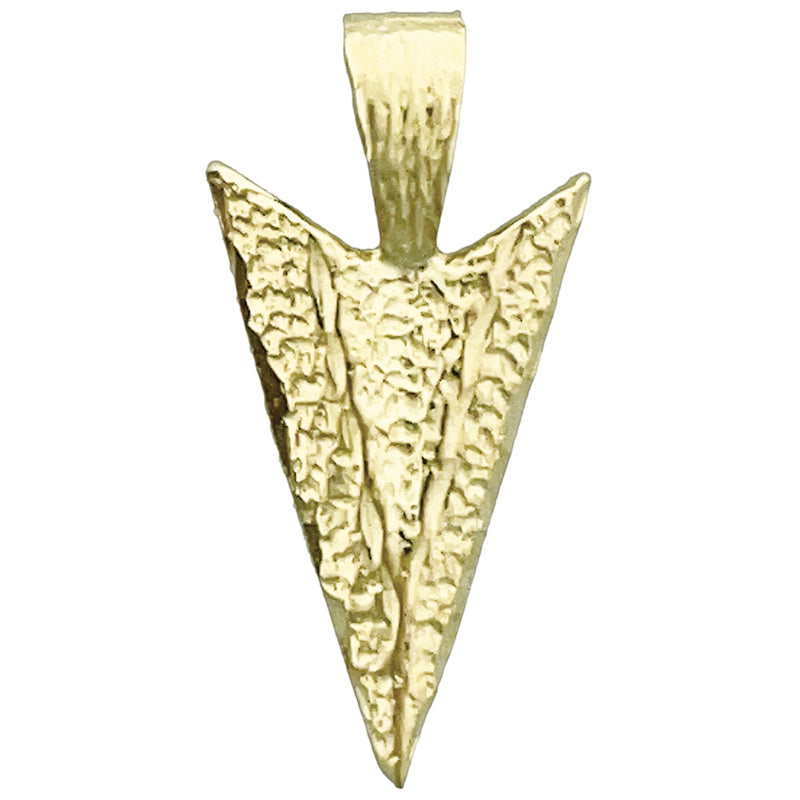 14K Gold Pfeilspitzen-Charm-Gleitanhänger
